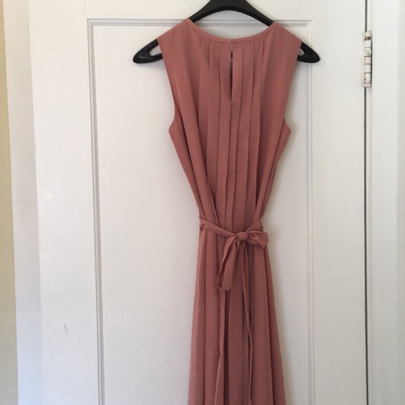 Rose pink pleated Anne Taylor dress (NWT) - Picture 3 of 4